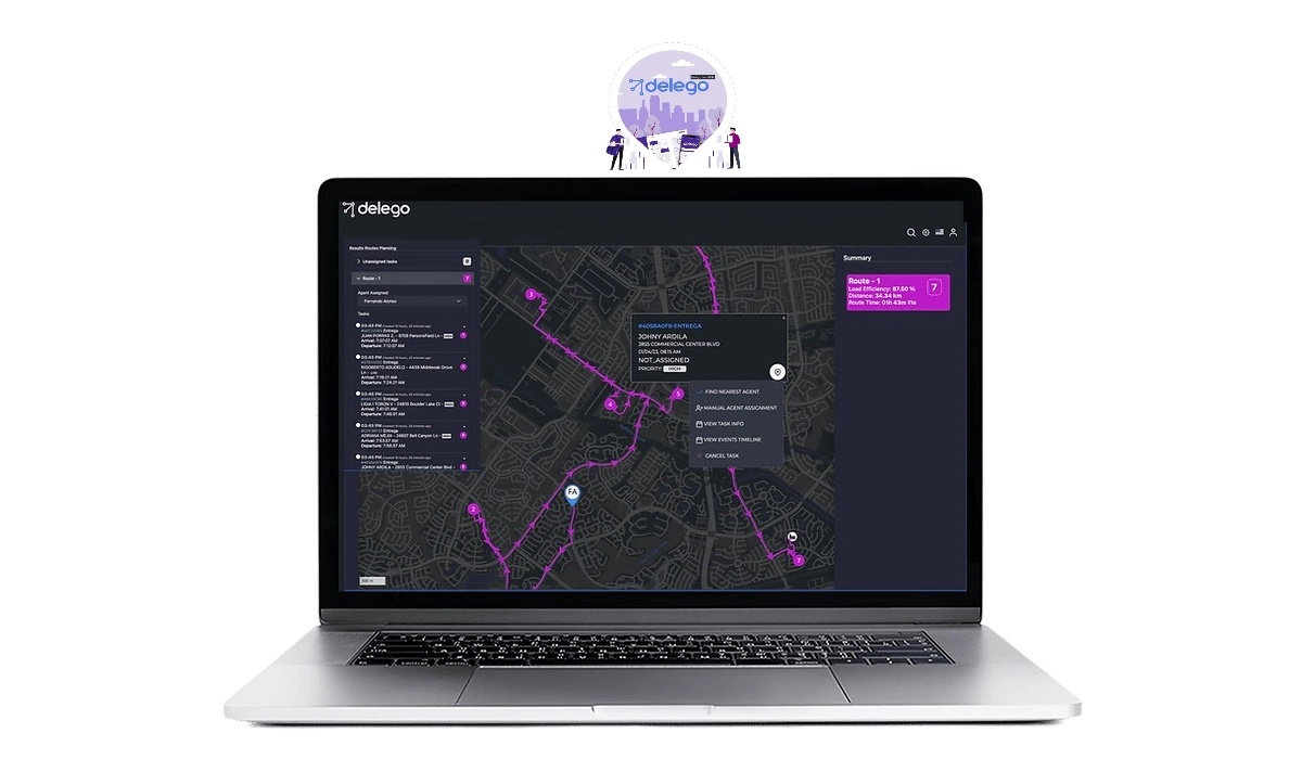 Delego software Planificador de rutas